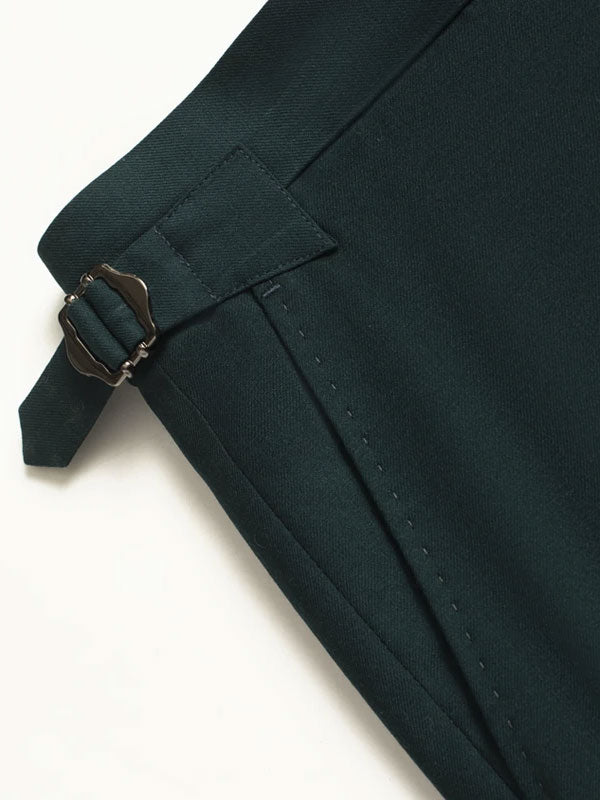 Verde Scuro Pantaloni Dal Design Semplice Ed Elegante