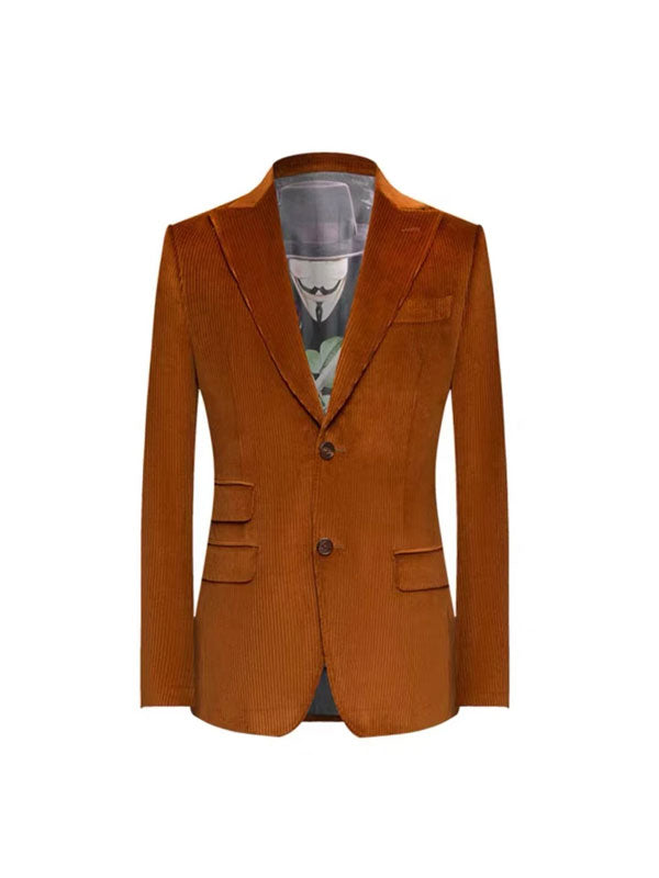 Blazer Retrò In Velluto A Coste