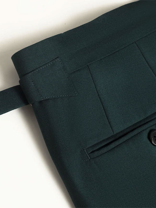 Verde Scuro Pantaloni Dal Design Semplice Ed Elegante