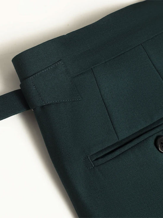Verde Scuro Pantaloni Dal Design Semplice Ed Elegante