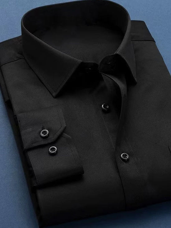 Camicia Casual Monopetto A Maniche Lunghe