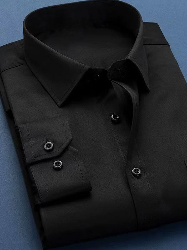 Camicia Casual Monopetto A Maniche Lunghe