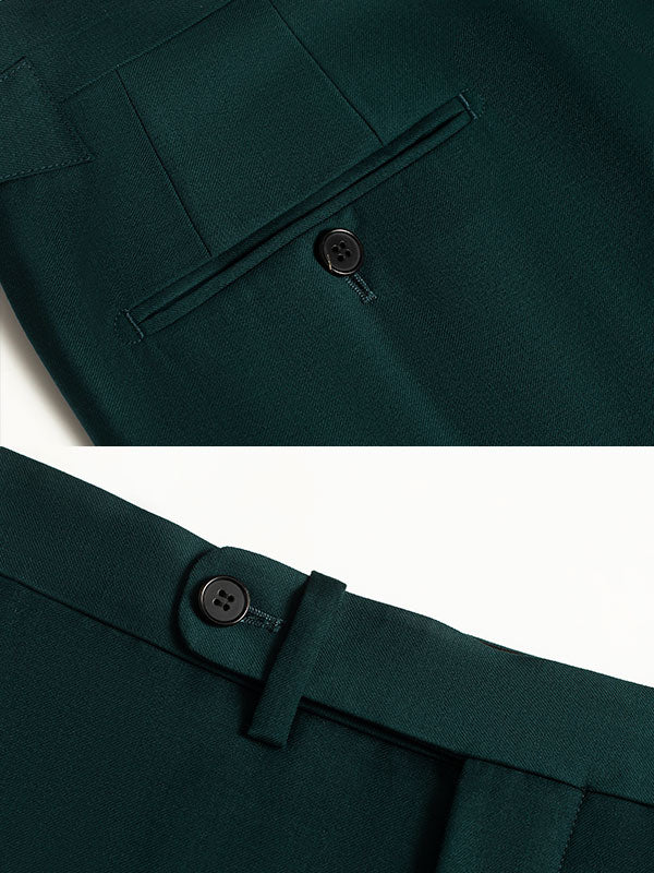 Verde Scuro Pantaloni Dal Design Semplice Ed Elegante