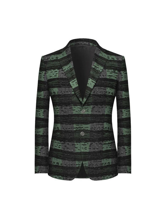 Blazer A Righe Verdi