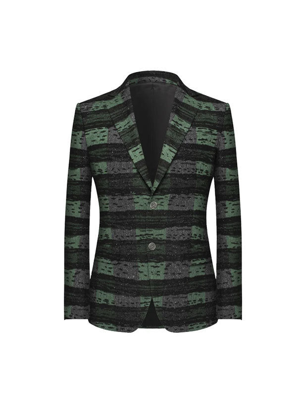Blazer A Righe Verdi