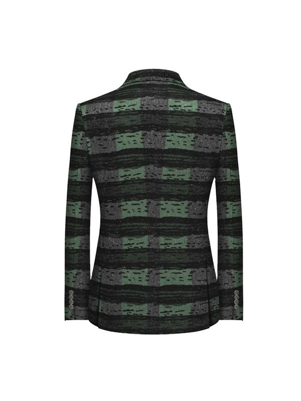 Blazer A Righe Verdi