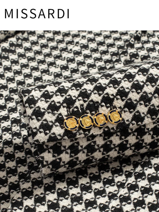 Blazer Vintage Pied De Poule