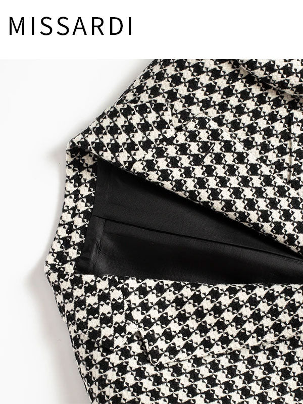 Blazer Vintage Pied De Poule