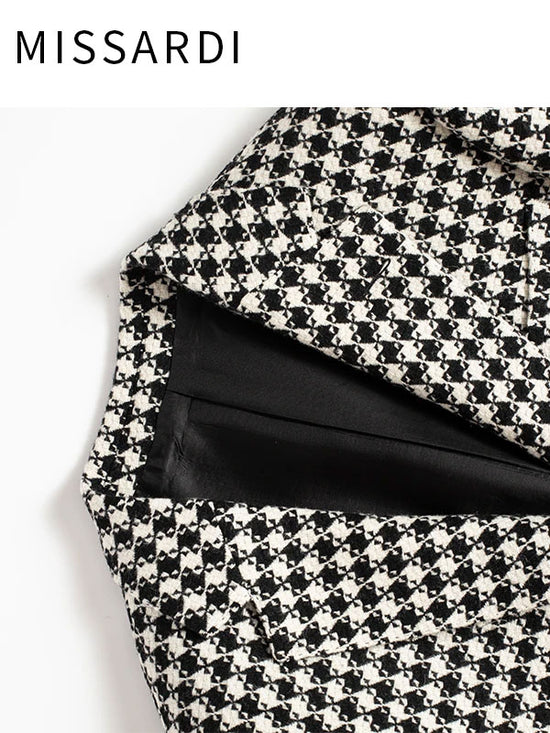 Blazer Vintage Pied De Poule