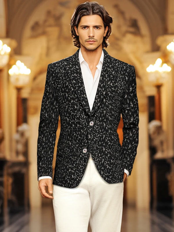 Blazer Con Revers A Lancia Variegato