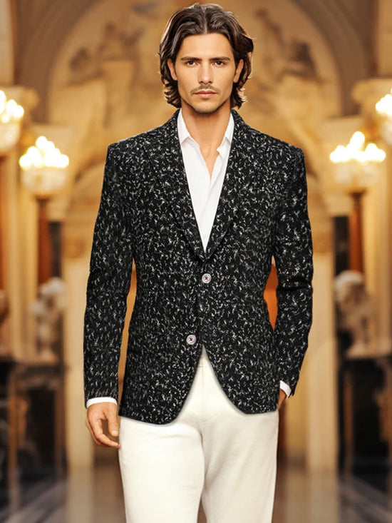 Blazer Con Revers A Lancia Variegato