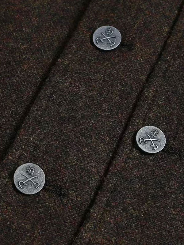 Gilet In Tweed Di Lana Vintage