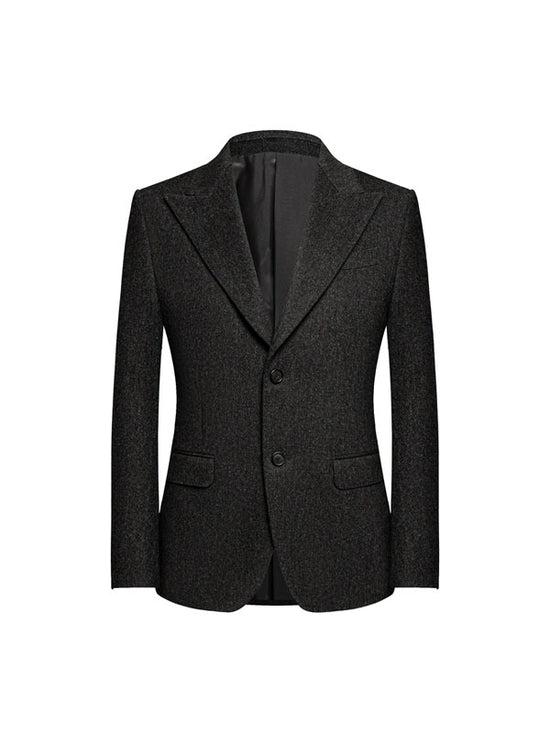 Blazer Da Uomo In Lana Con Revers A Lancia