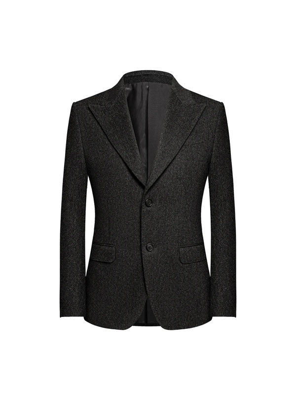 Blazer Da Uomo In Lana Con Revers A Lancia