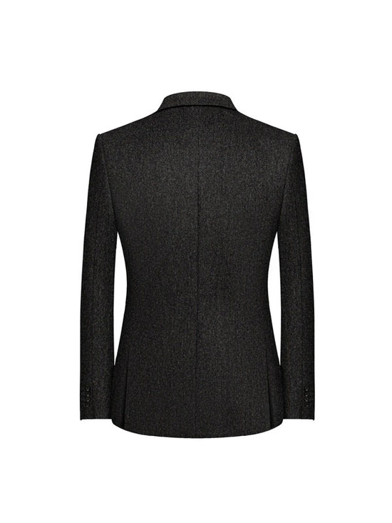 Blazer Da Uomo In Lana Con Revers A Lancia