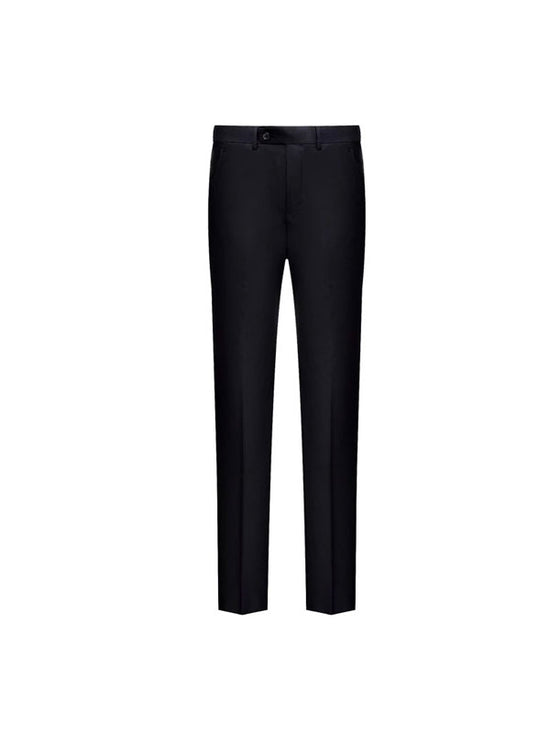 Pantaloni Affusolati Neri In Lana