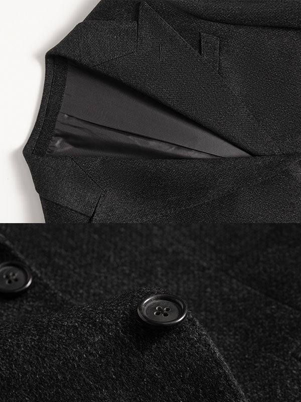 Blazer Da Uomo In Lana Con Revers A Lancia