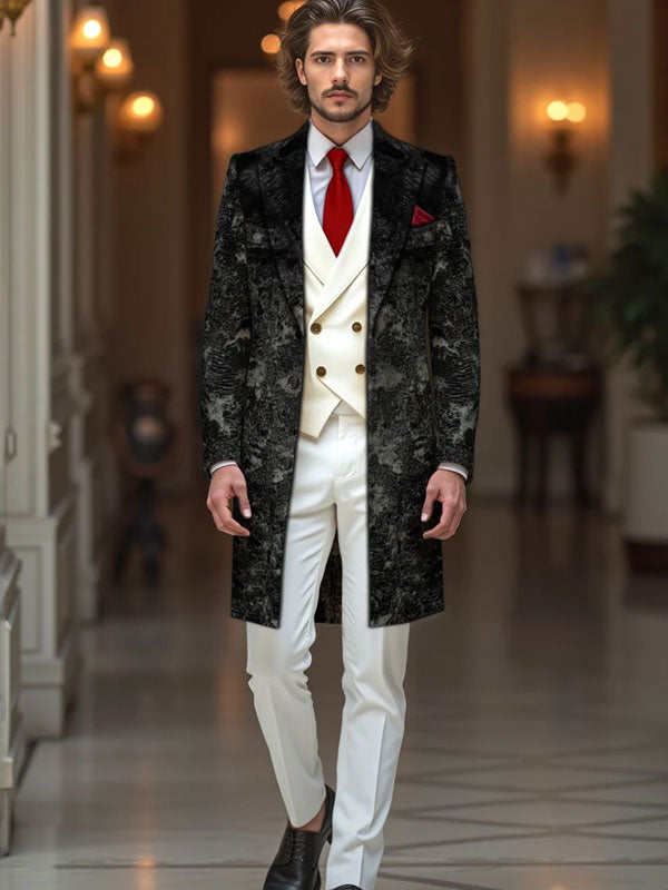 Cappotto Nero Luxury Texture