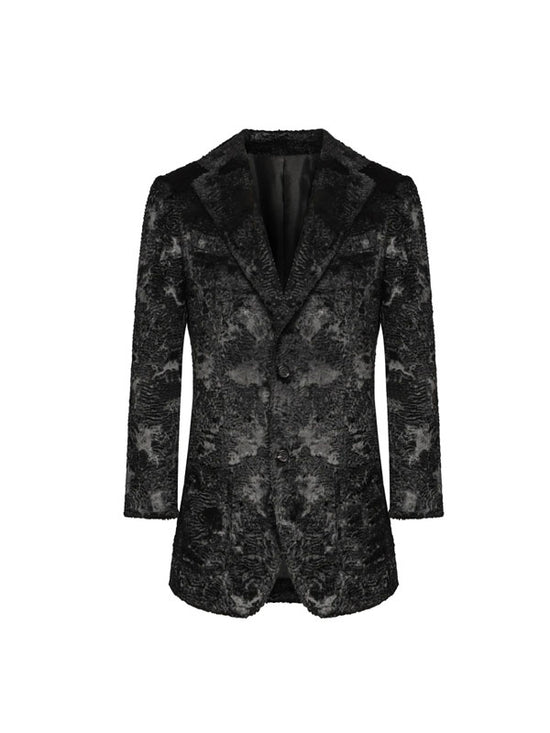 Cappotto Nero Luxury Texture