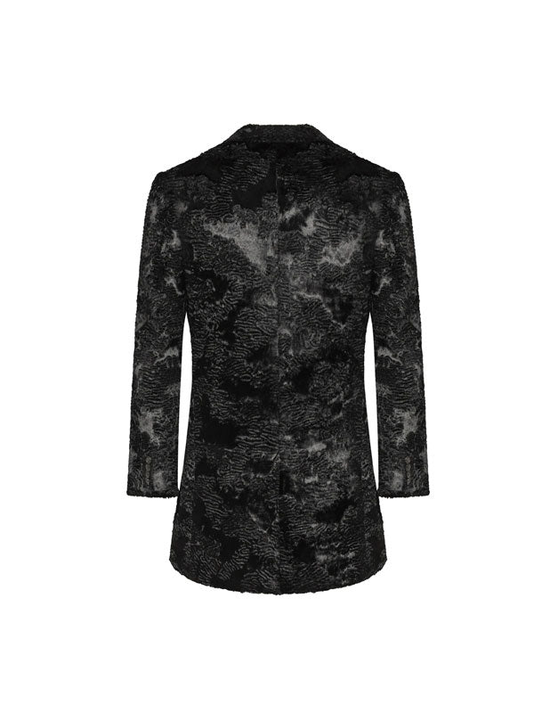 Cappotto Nero Luxury Texture