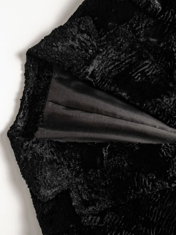Cappotto Nero Luxury Texture