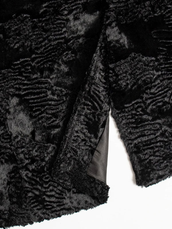 Cappotto Nero Luxury Texture