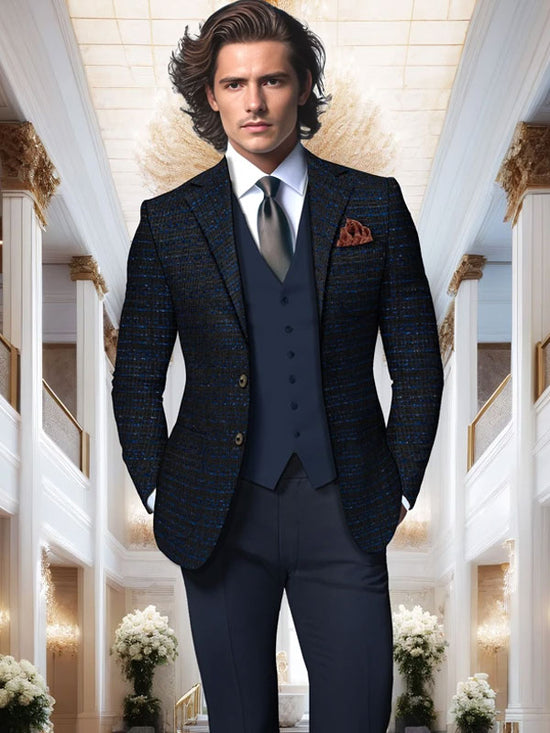 Blazer In Cashmere Con Revers A Lancia
