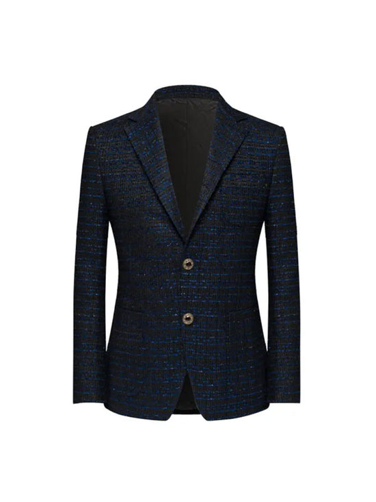 Blazer In Cashmere Con Revers A Lancia