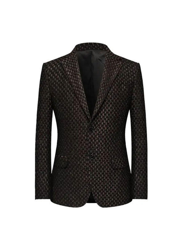 Blazer In Cashmere Con Revers A Lancia