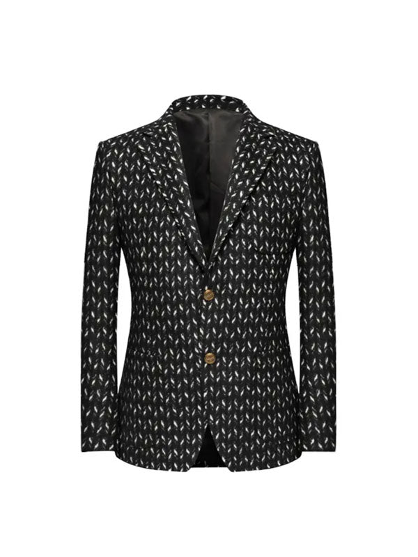 Blazer In Cashmere Con Revers A Lancia