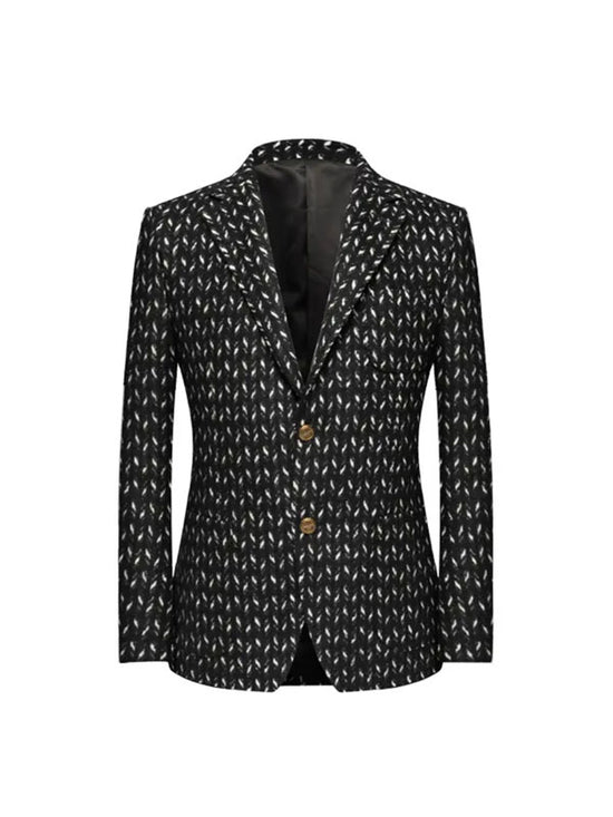 Blazer In Cashmere Con Revers A Lancia