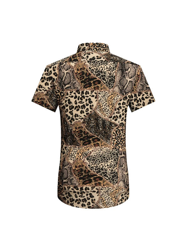 Camicia Con Stampa Animalier
