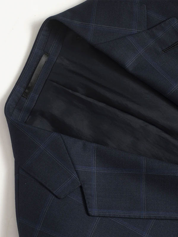 Elegante Abito Da Uomo A Quadri