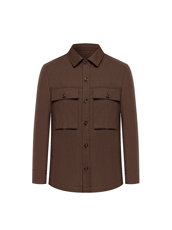 Camicia A Maniche Lunghe Con Risvolto Maillard