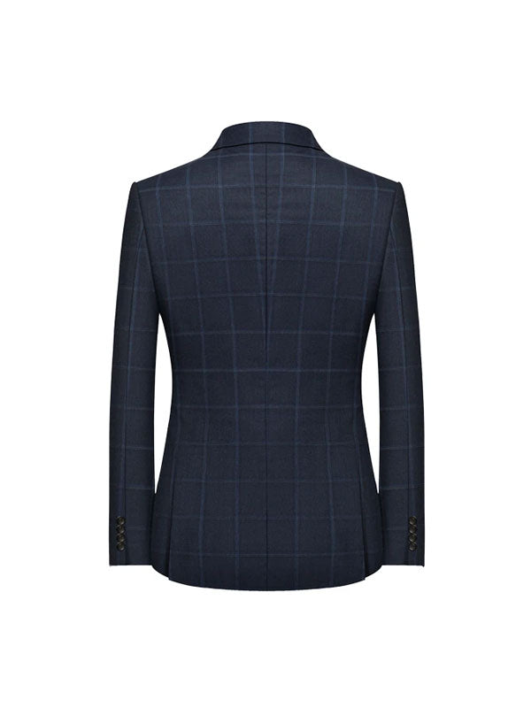 Elegante Abito Da Uomo A Quadri