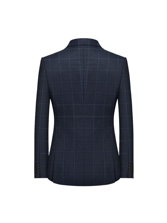Elegante Abito Da Uomo A Quadri