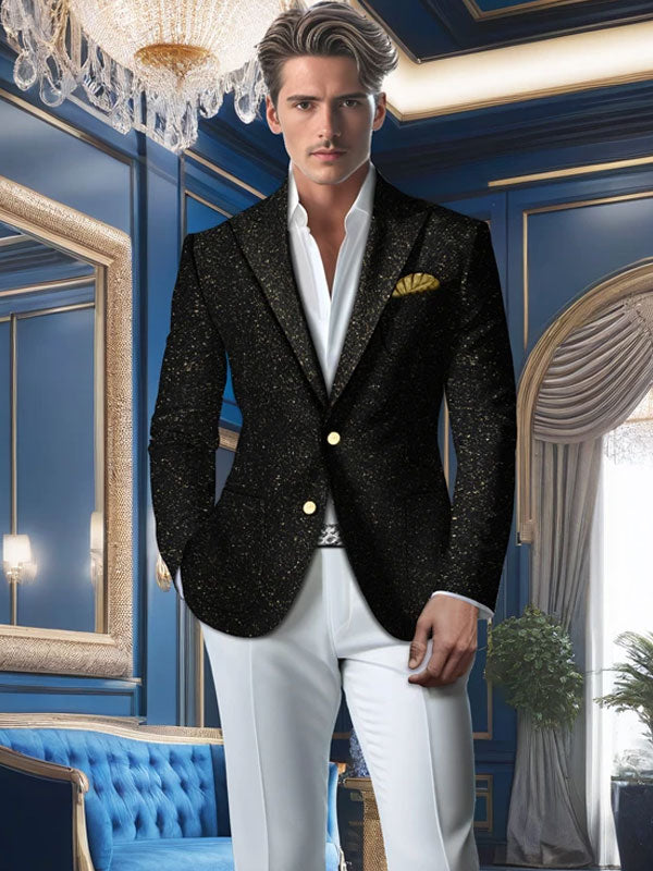 Blazer In Lana Con Revers A Tacca