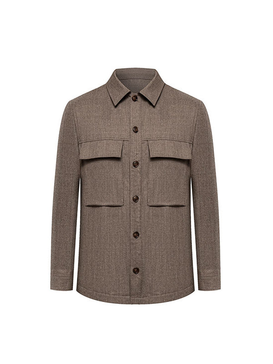 Camicia A Maniche Lunghe Con Risvolto Maillard