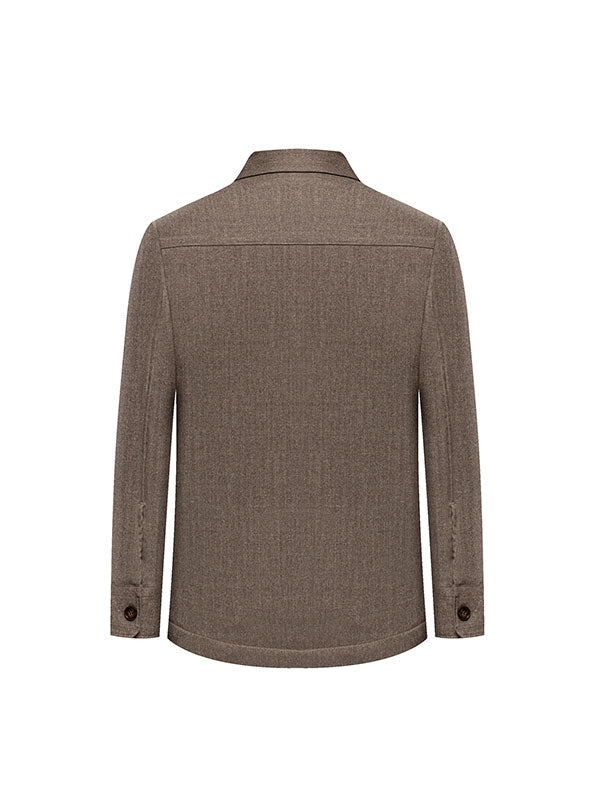 Camicia A Maniche Lunghe Con Risvolto Maillard