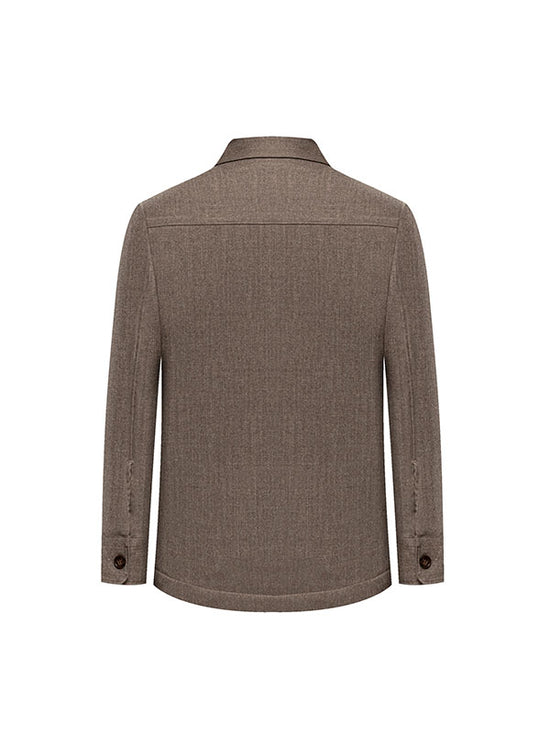 Camicia A Maniche Lunghe Con Risvolto Maillard