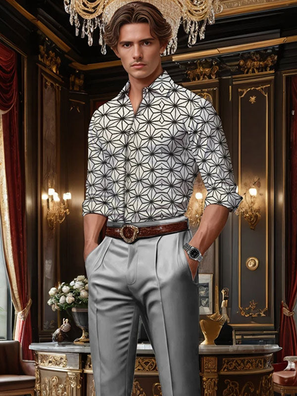 Camicia Monopetto Geometrica