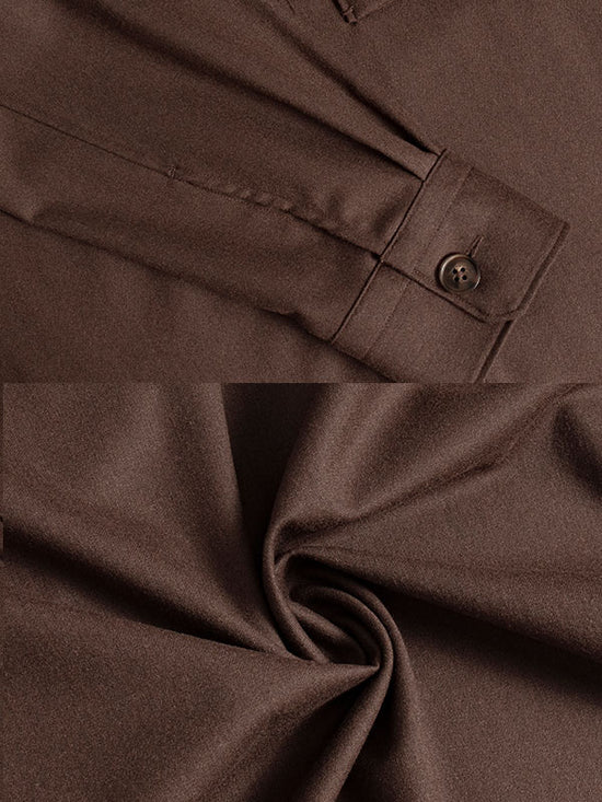 Camicia A Maniche Lunghe Con Risvolto Maillard