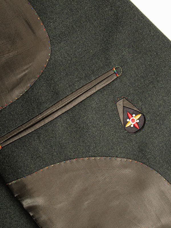 Blazer Monopetto Verde Scuro