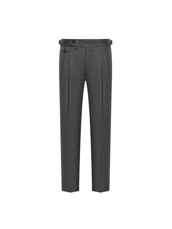Pantaloni Alla Moda Con Pieghe Uniche