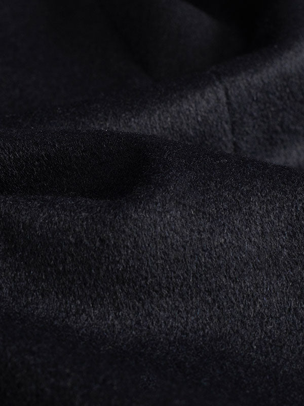 Cappotto Double Face Di Media Lunghezza Con Collo Chiuso