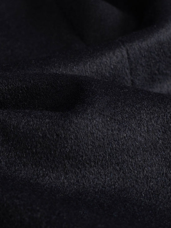 Cappotto Double Face Di Media Lunghezza Con Collo Chiuso