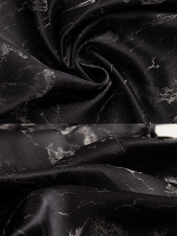 Camicia Nera Stampata Alla Moda