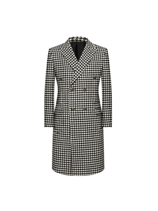 Cappotto Doppiopetto Pied De Poule