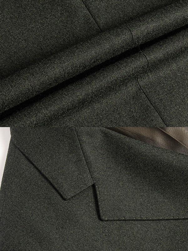 Blazer Monopetto Verde Scuro