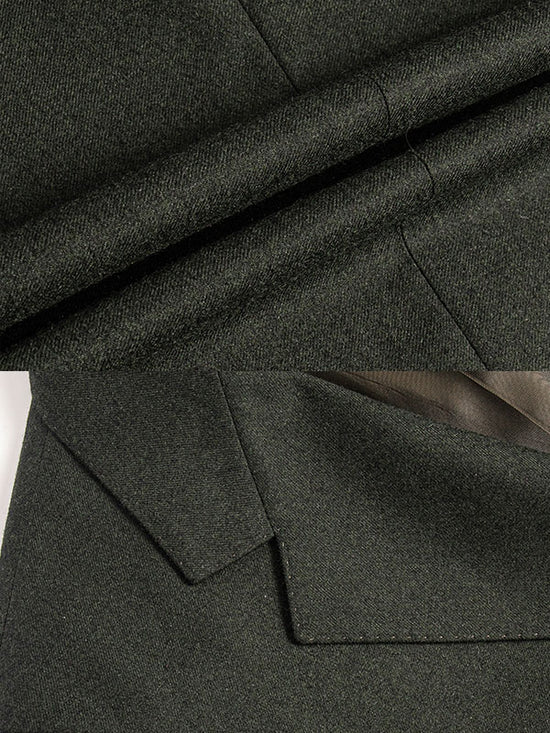 Blazer Monopetto Verde Scuro